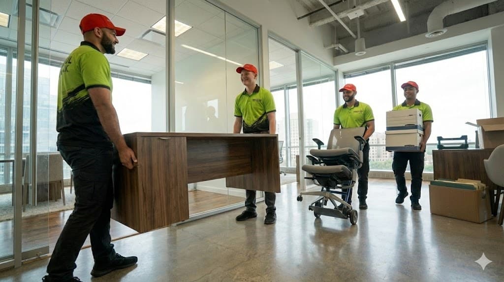 Commercial office junk cleared