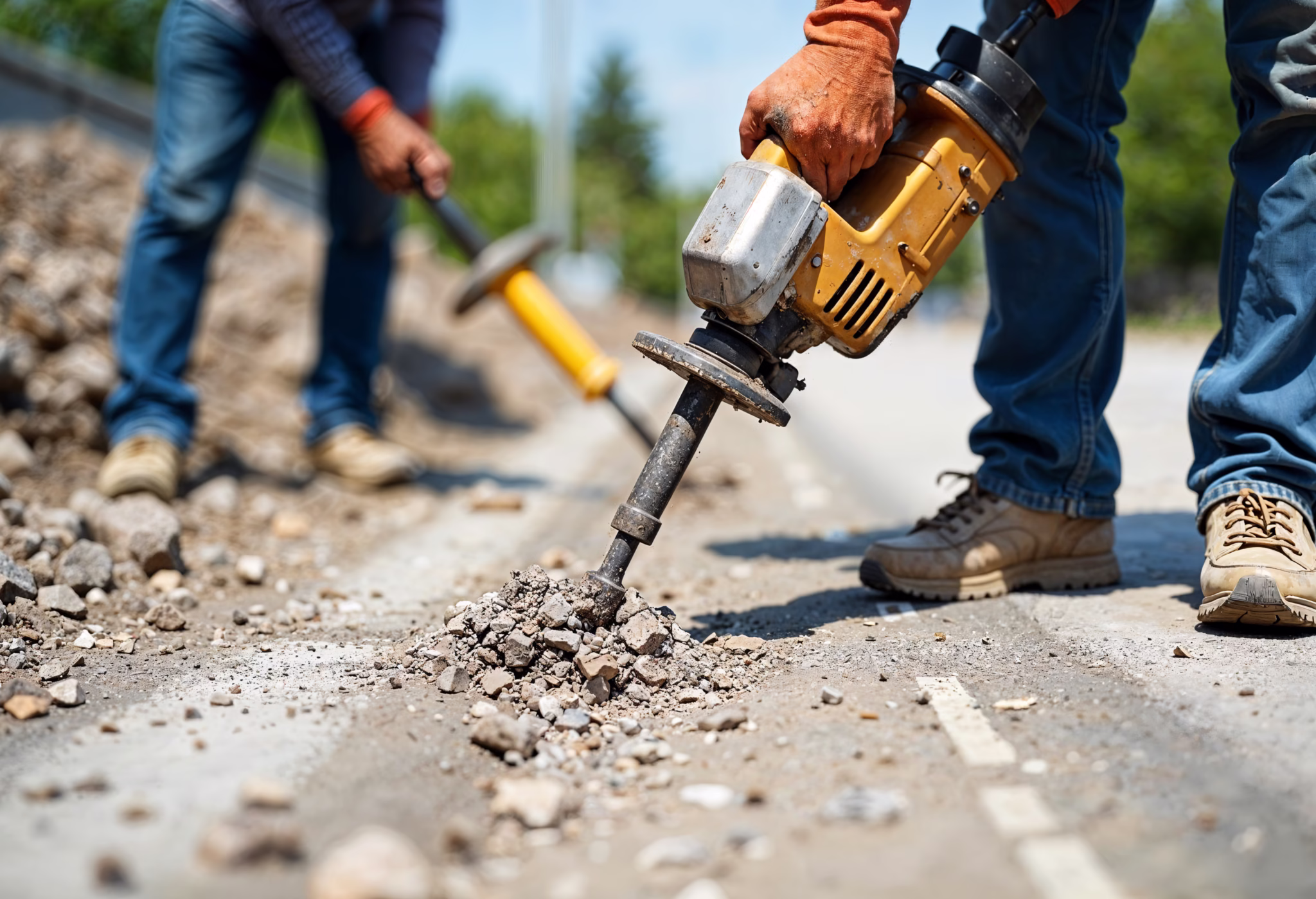 driveway concrete removal